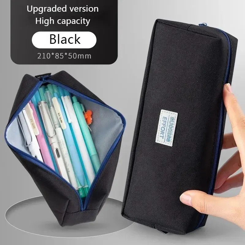 

M&G Пенал для карандашей холст черный/красный