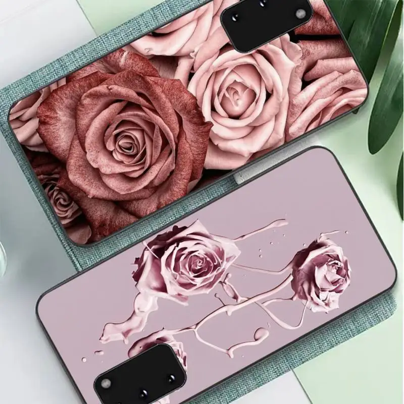 

Red Roses Flowers Phone Case for Samsung S10 21 20 9 8 plus lite S20 UlTRA 7edge