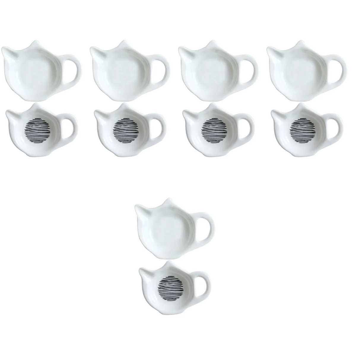 

10 Pcs Spoon Holder Decorative Portable Household Teabag Holder Decorative Teabag Tray for Replace Kitchen Coffee Station