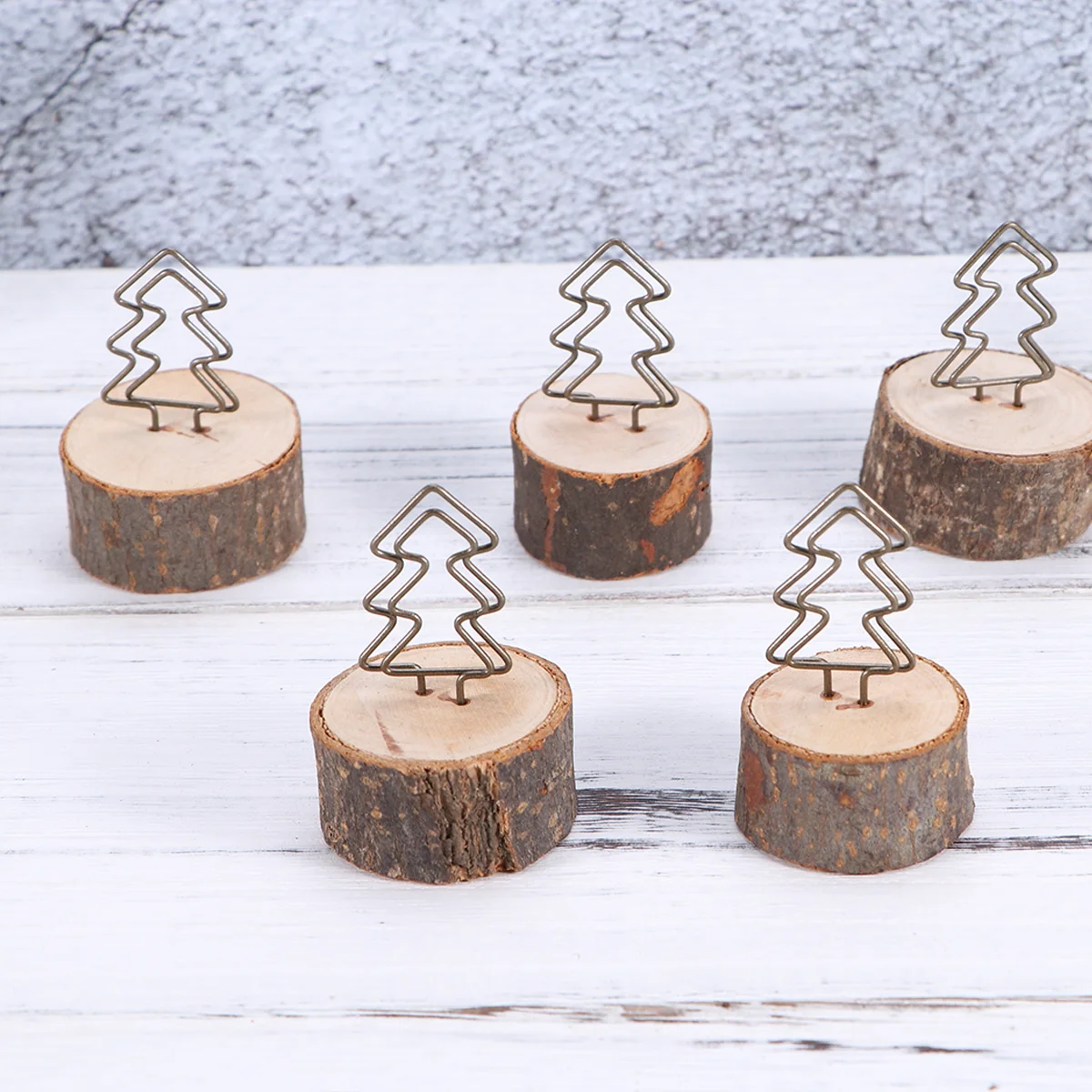 

10 Pcs Rustic Table Numbers Fotos Table Number Holders Photo Clip Holder Photo Stand Name Note Clip Stand