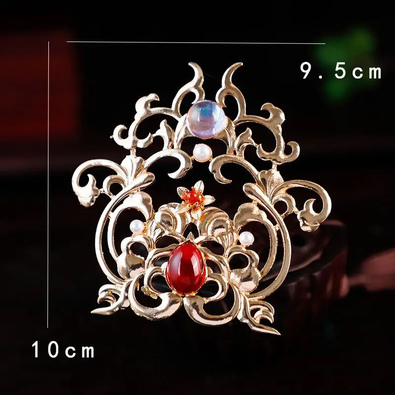 Женская позолоченная палочка Феникс с длинной бахромой корона для волос древний