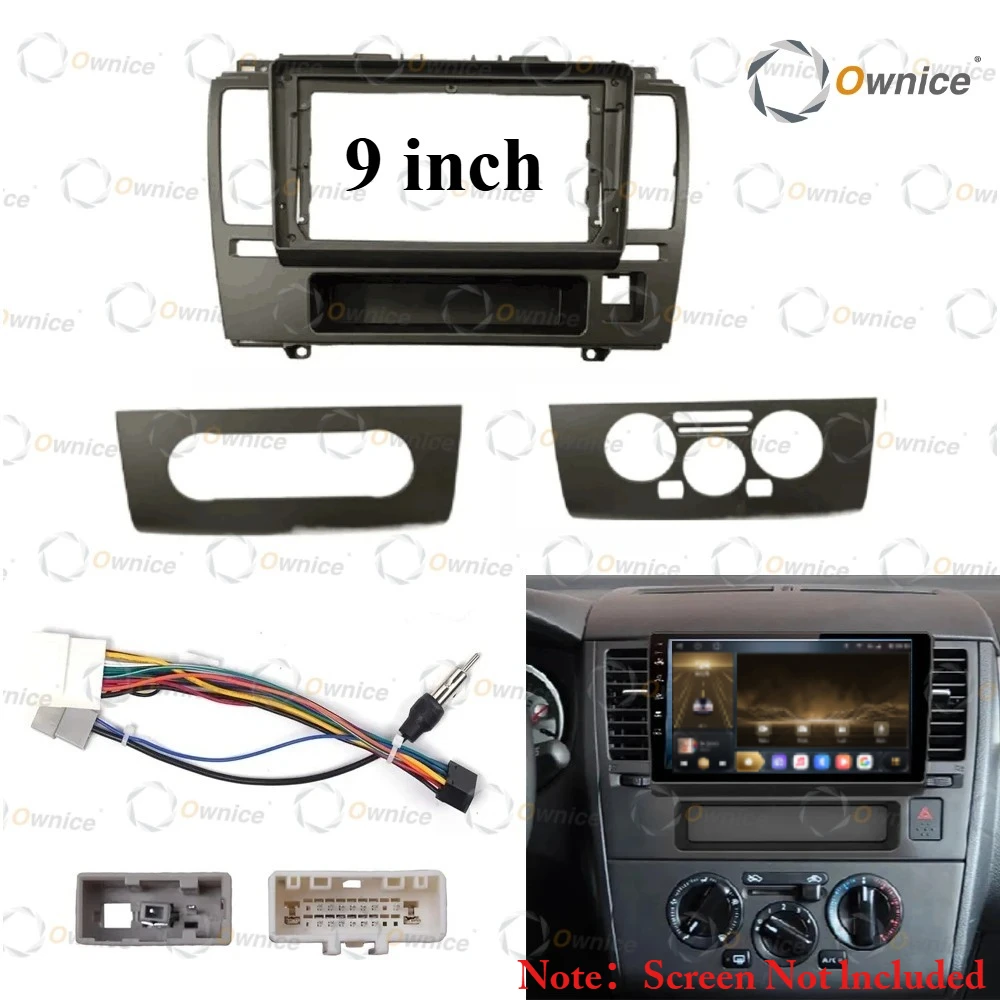 Фото Автомобильная мультимедийная панель Ownice 9 дюймов для Nissan Tiida Latio C11 2005-2010, рамка приборной панели 2 DIN для DVD, GPS, MP5, Android-плеера №1