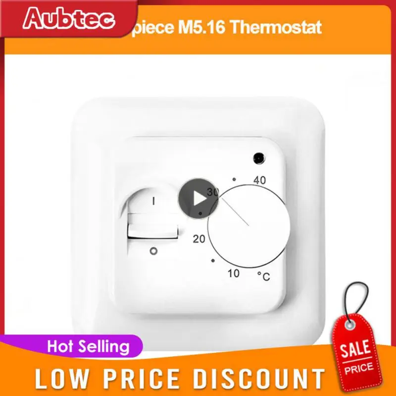 

With Floor Temperature Control Switch Floor Heating 230v Thermostat 16a Sensor Heating Thermostat Temperature Controller Rtc.70