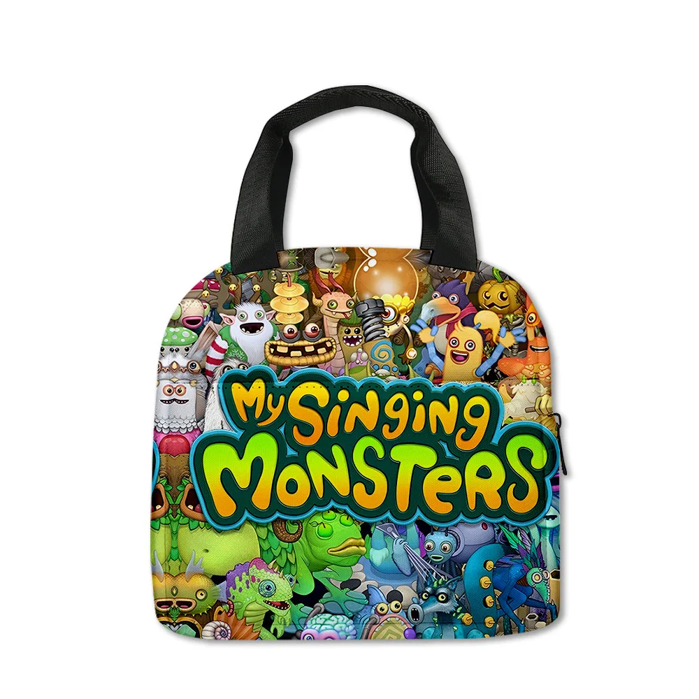 

New My Singing Monsters Monster Concert Lunch Bag Elementary School Students Portable Ice Bag Children