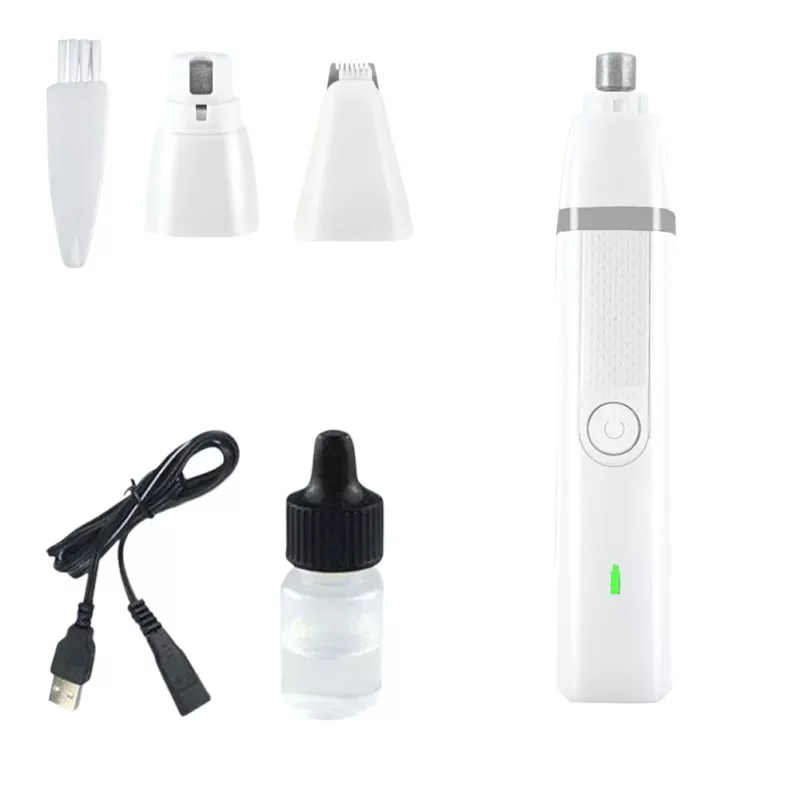 

2IN1 Pet Grooming Machine Dog Cat Hair Trimmer USB Rechargeable Pets Clippers Nail Grinding&Hair Trimmer&Foot Hair