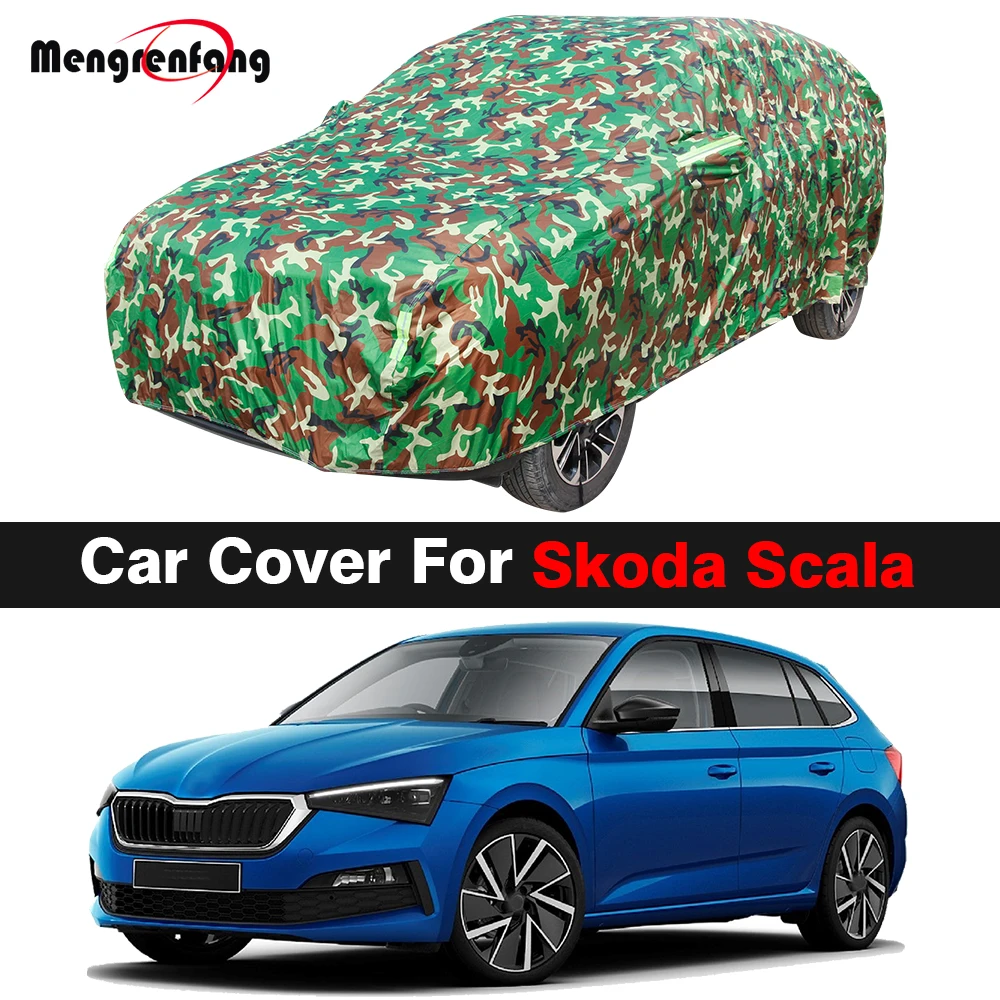 Камуфляжный полный автомобильный чехол водонепроницаемый