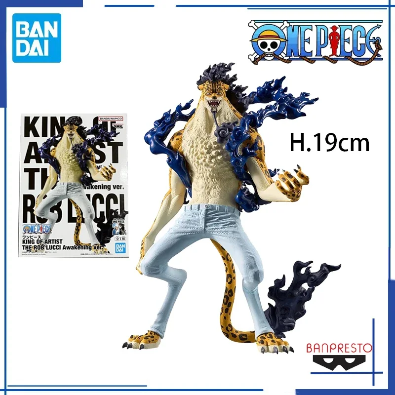 Bandai Banpresto натуральная аниме One Piece The King Of Art Rob Lucci ПВХ фигурка мультяшные игрушки