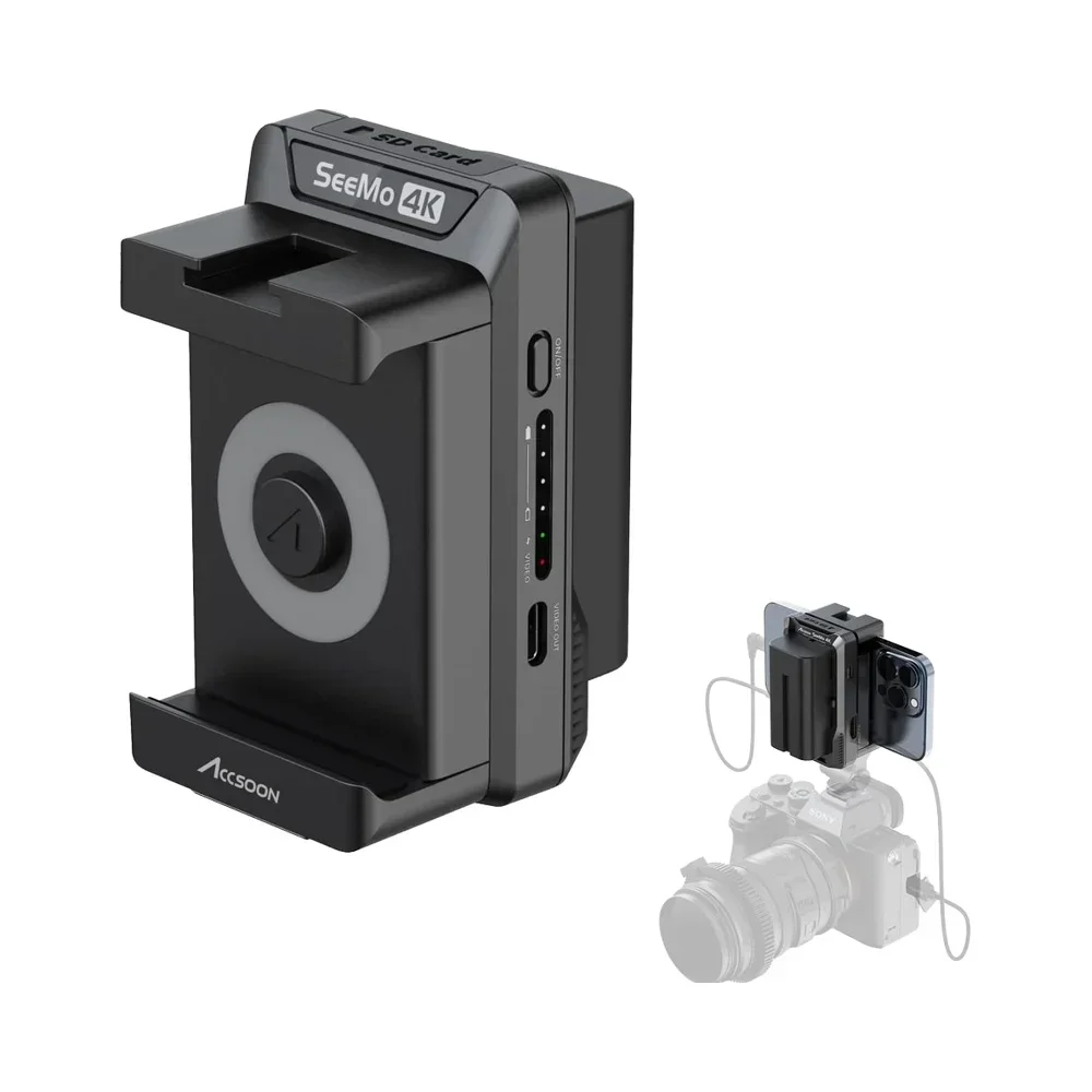 Фото Новый 2026 Accsoon SeeMo 4K (UIT03) — Монитор с поддержкой передачи видео для iPhone/iPad, HDMI, iOS, для камер №2