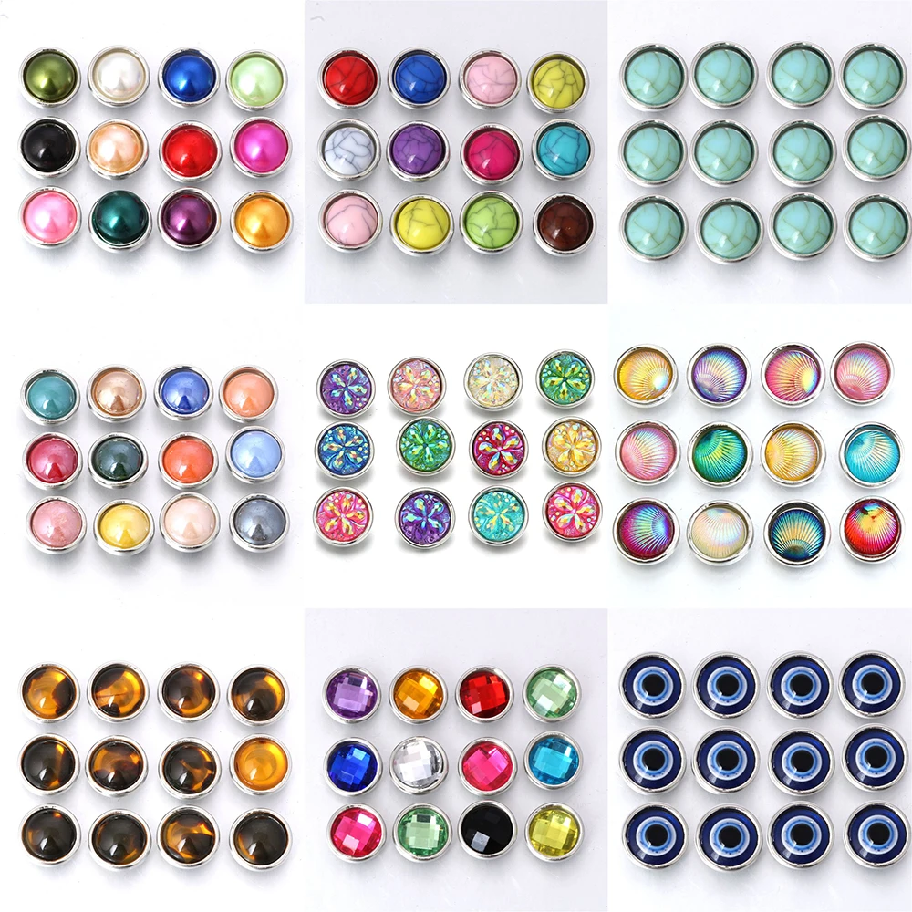 

10 шт./партия, пуговицы для ювелирных изделий, 12 мм