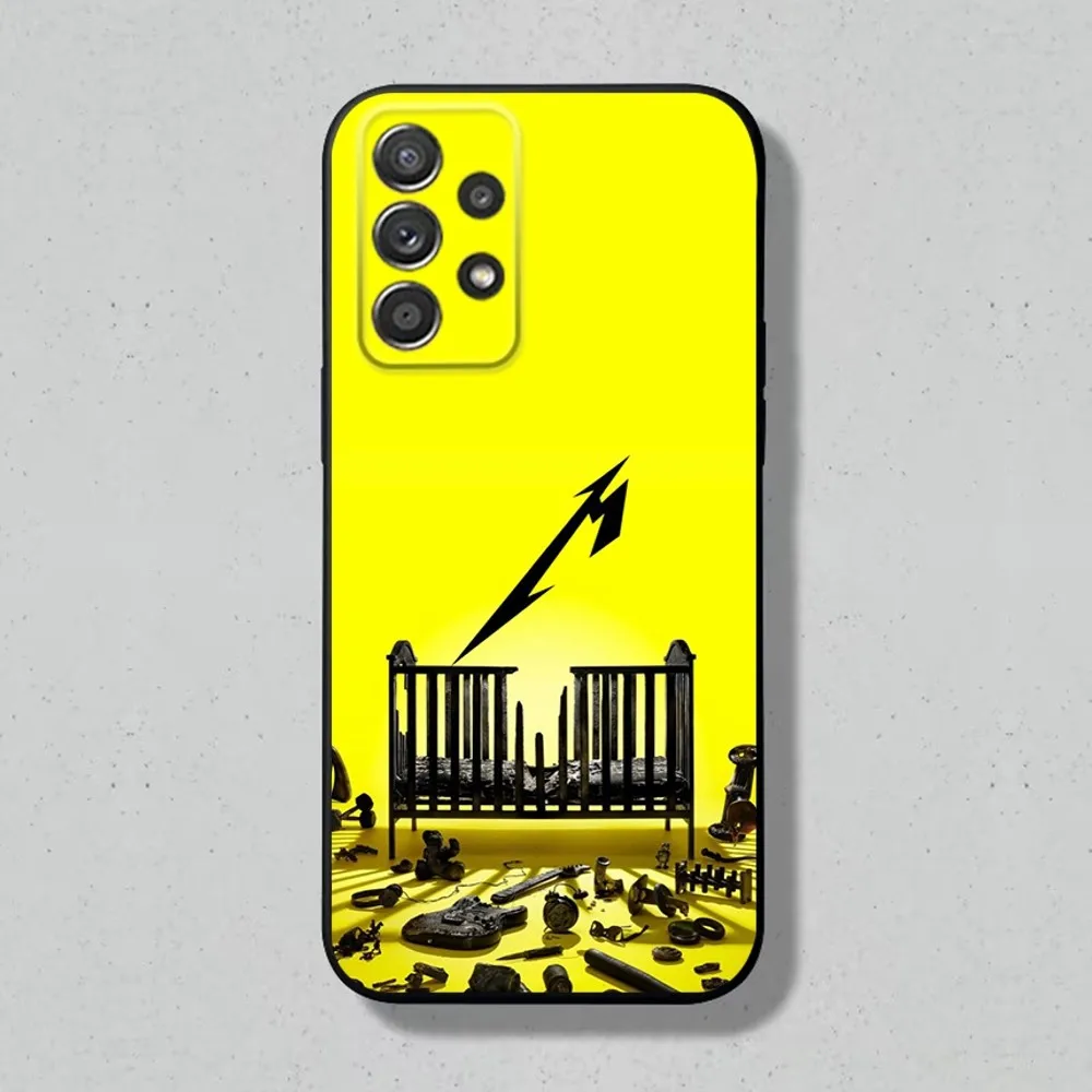 S-Seasons 72 M-Metallica Phone Case For Samsung S24 S23 S22 S21 S20 S10 S10E S9 Plus FE Note 20 Black Cover Shell