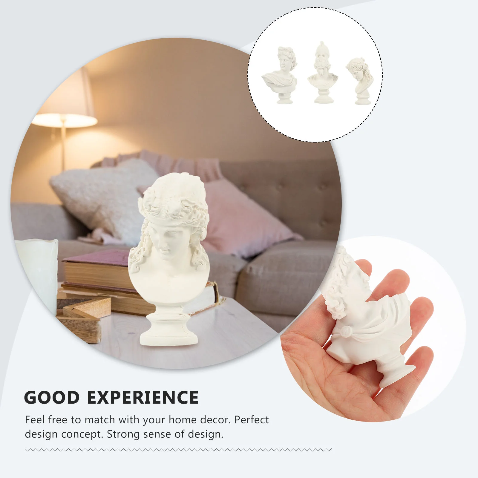 3 шт. книжная полка статуя Афины рабочие статуи украшения персонажей смола