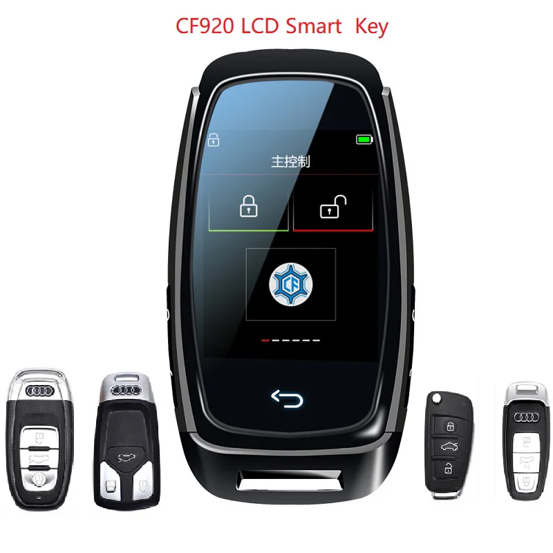 

New For Audi Version Korean/English CF920 Modified Universal Smart LCD Screen Comfortable Entry Auto Lock Keyless Go