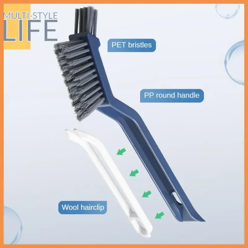 

Durable Milk Machine Brush V-shaped Bristles Integrated Design Glass Cleaning Brush Plastic Gapcleaning Brush Cleaning Tools