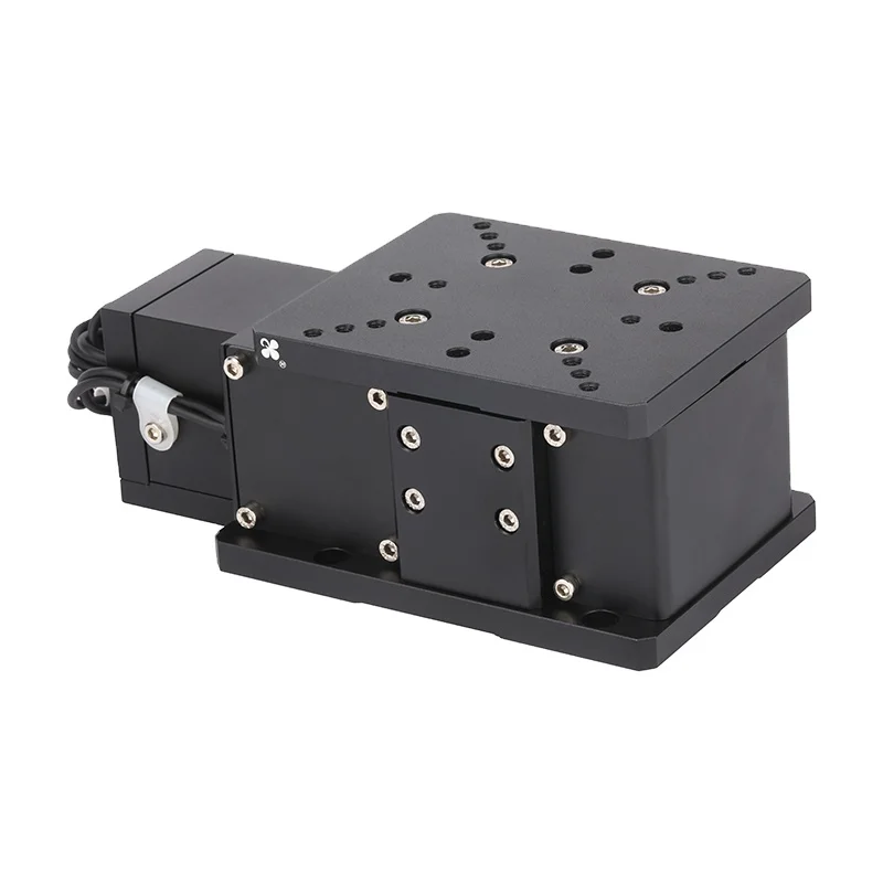 Фото C&K JMHZ-120-B7 120*120 мм Моторизованная вертикальная платформа по оси Z, ход 12 мм, грузоподъемность 20 кг, алюминиевая подъемная платформа для обрезки, гарантия 1 год №1