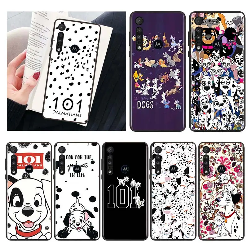 

Disney 101 Dalmatians Dog Phone Case For Motorola MOTO G9 G8 E7 E7i E6 Power Edge One Fusion Plus Lite Hyper Marco Black TPU