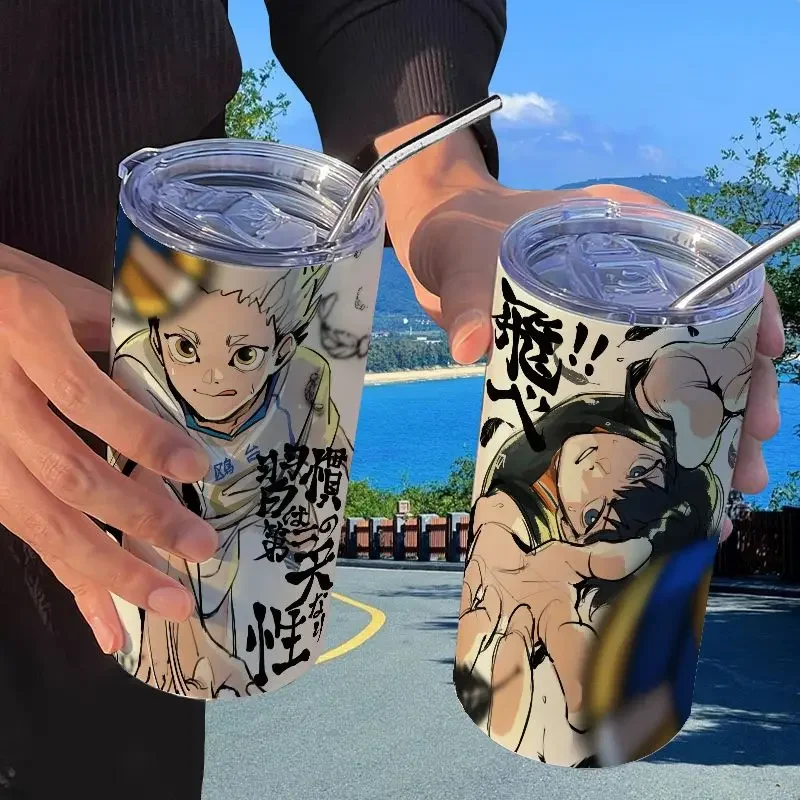 Аниме Haikyuu! Shoyo Hinata Tobio Kageyama Cosplay чашка для воды термос ambito подарок