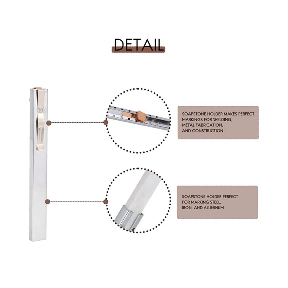 Плоский держатель из мыльного камня 2 шт плоская ручка с наполнителем для сварки