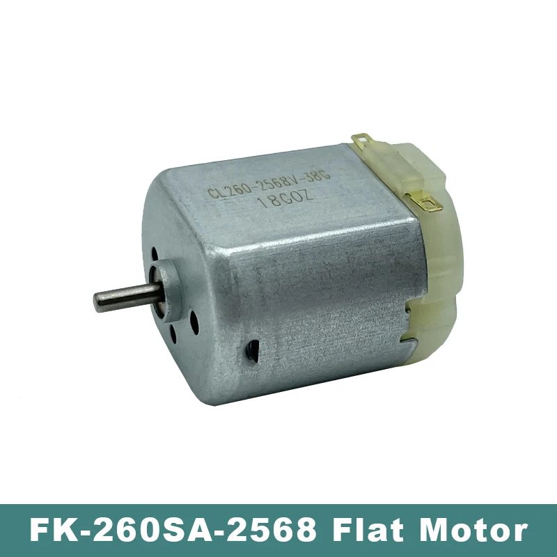 FK-260SA Micro Motor DC 3V-6V 19500RPM высокоскоростная углеродная щетка, мощный магнитный двигатель для игрушечного автомобиля, лодки, бритва DIY