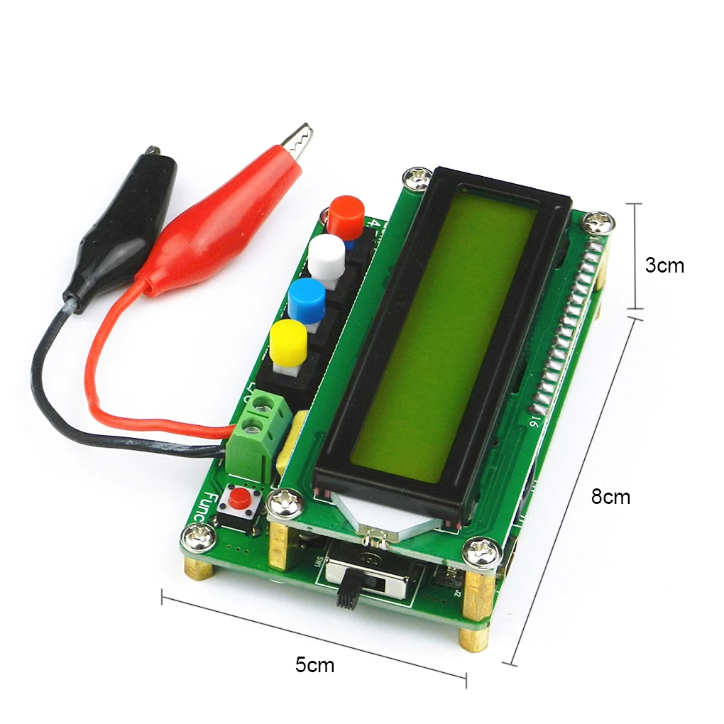 

LC100-A Digital LCD High Precision Inductance Capacitance L C Meter Capacitor Test Mini USB Interface