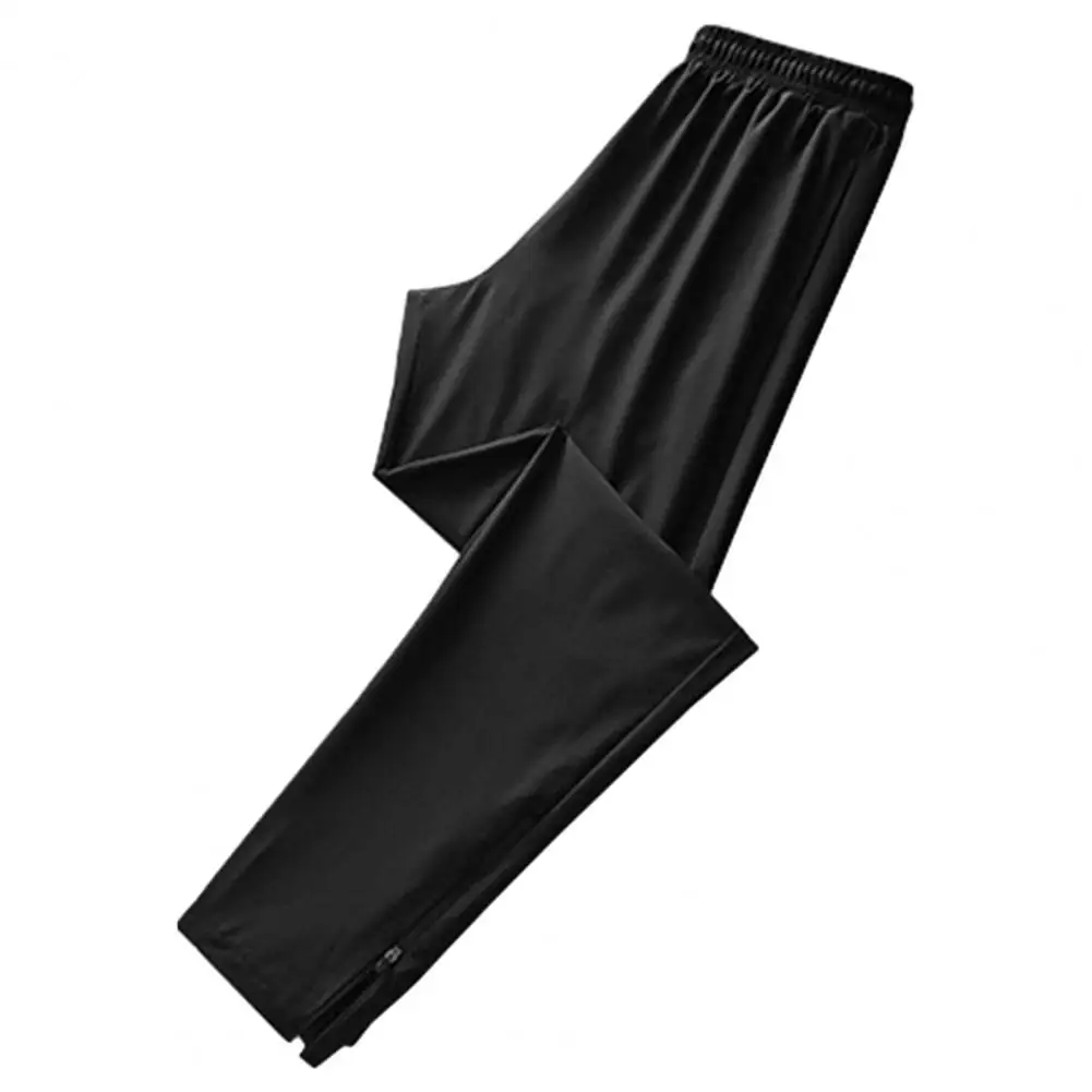 

Брюки мужские из вискозы, дышащие спортивные штаны с эластичным поясом, быстросохнущая ткань из вискозы, для бега