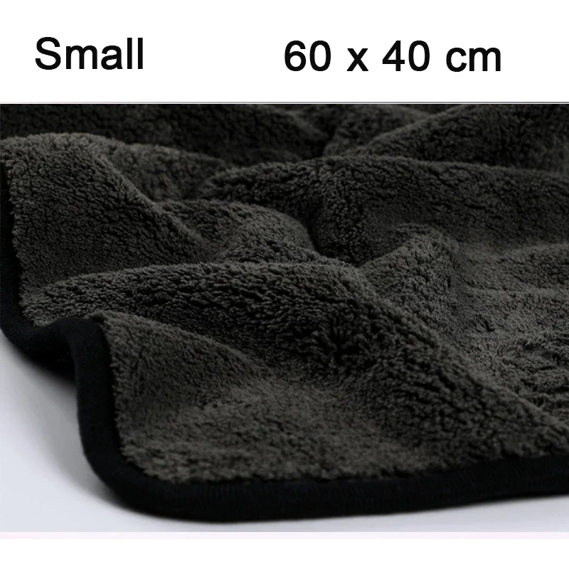 

Полотенце из микрофибры для мытья автомобиля, быстросохнущая тряпка с высокой водопоглощением, полотенце для автодетализации, инструменты для чистки автомобиля 40x60 см 40x100 см