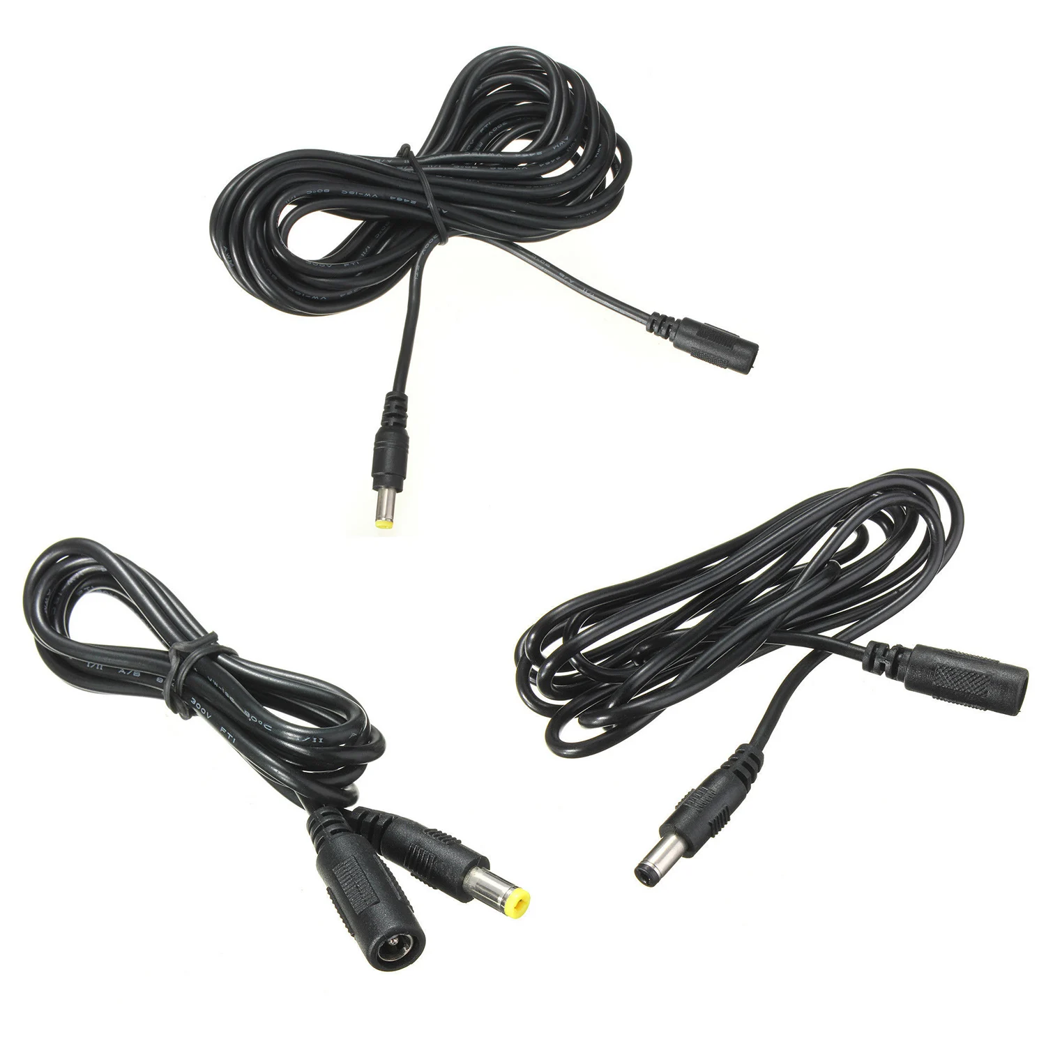 

5,5 мм x 2,1 мм разъем питания постоянного тока «штырь-гнездо» Удлинительный кабель шнур соединительный кабель