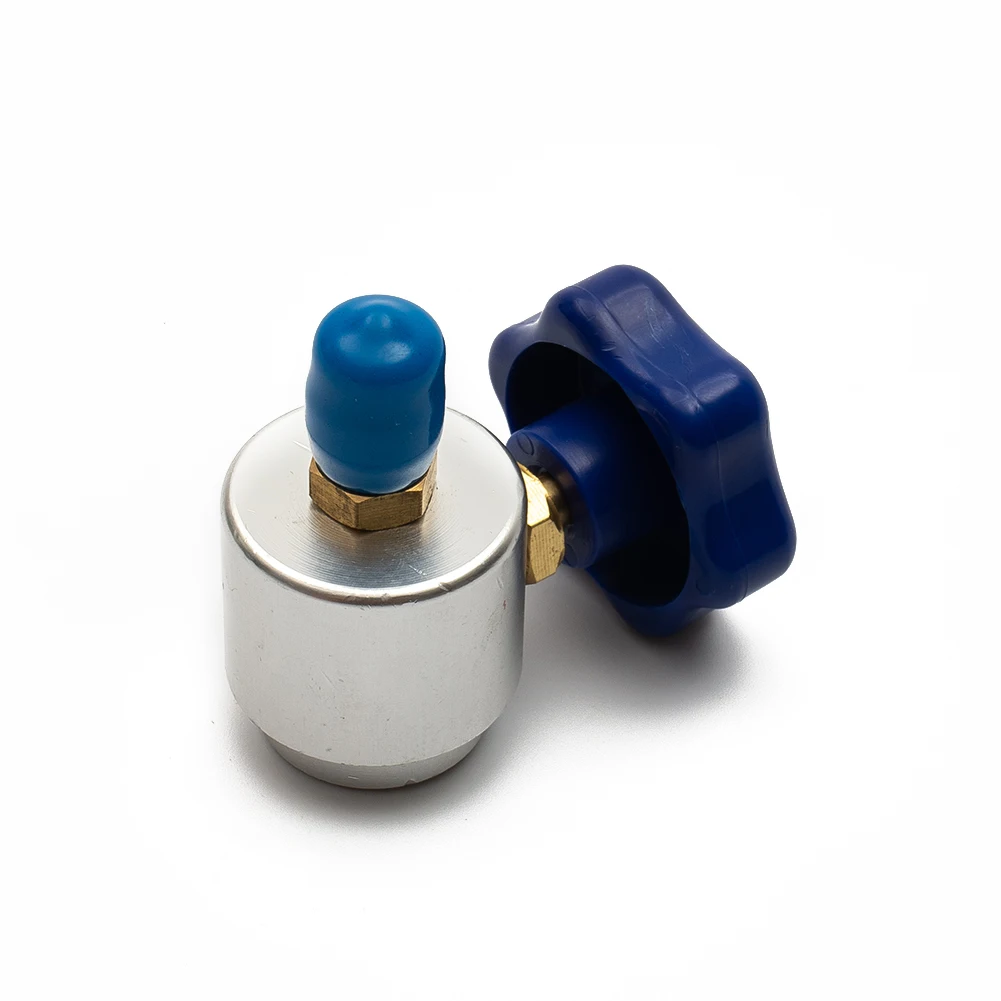 

Opening Valve Valve Dispenser Smooth Handle Manual Valve Practical Replacement Round Self Sealing R134A Component