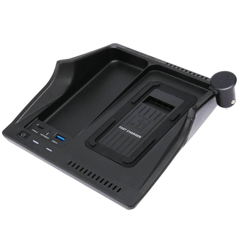 

Car Mobile Phone QI Wireless Charger 15W Fast Charger Charging Panel Pad Phone Holder For Honda Civic Integra 2022 2023