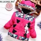 Зимняя детская пуховая куртка Минни, детское хлопковое пальто, короткая куртка для мальчиков и девочек, верхняя одежда Минни, Детские Пуховые парки