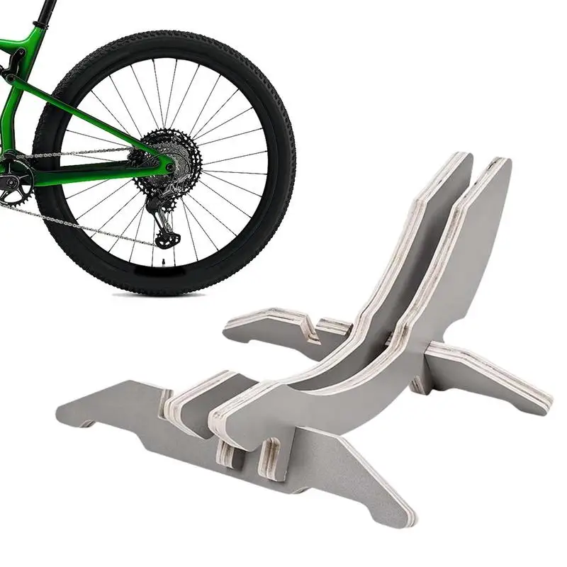

Bike Floor Stand Wooden Mortise And Tenon Portable Bicycle Display Bike Parking Stand Bike Parking Rack Bicycle Floor Stand