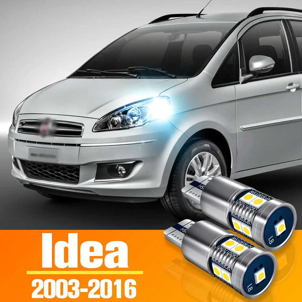 2 шт. светодиодный парковочный фонарь для Fiat Idea аксессуары лампа 2003-2016 2005 2006 2007 2008