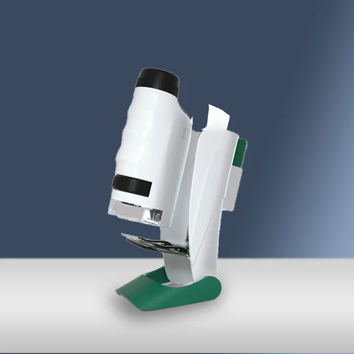 

Microscope Children Portable Science Experiment Set Toys for Students with Blank Slides Mini Pocket Microscope