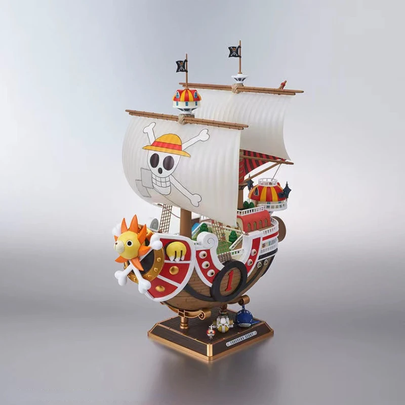 

One Piece Luffy Thousand Sunny Going Merry Boat Pvc Action Anime Figure Collection Pirate Model Ship Toy Assemble Gift Bandai