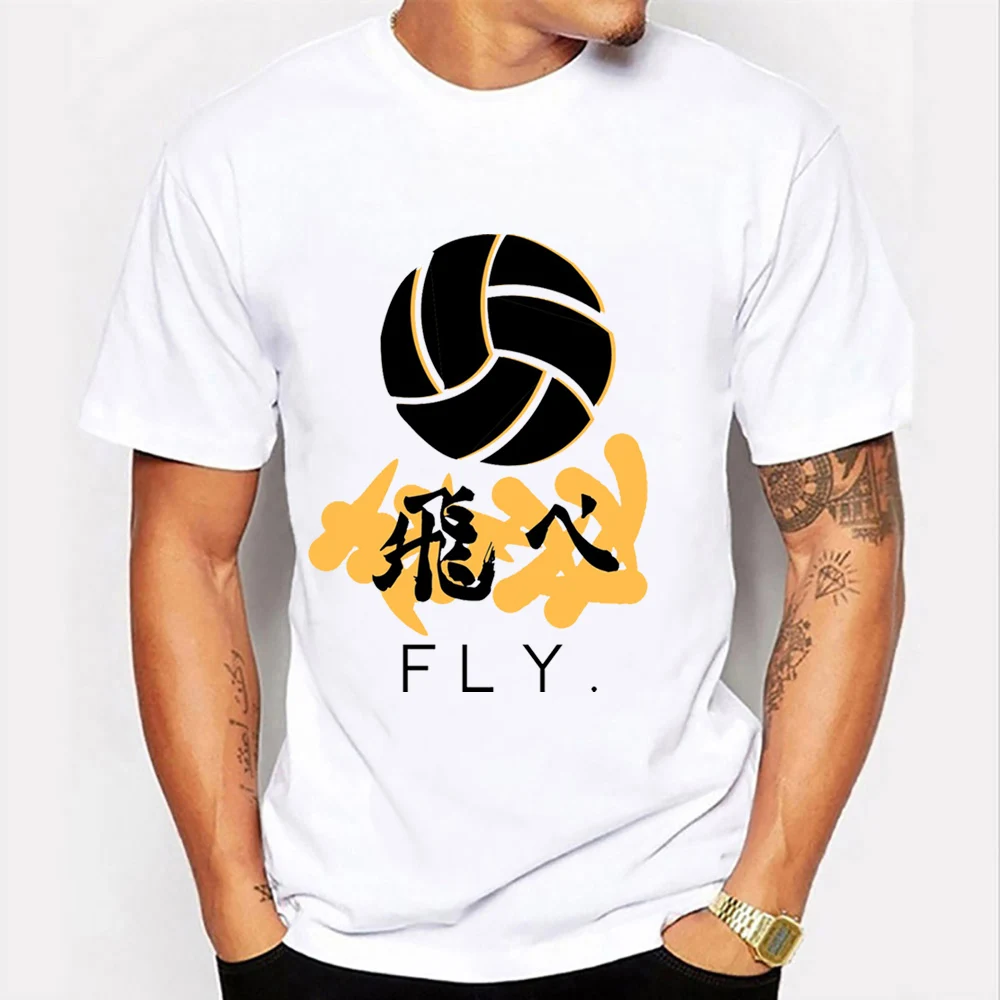 

Haikyuu T Shirts Volleyball Club Fururodaki High School T-Shirts Summer Men Oversized T Shirt Short Sleeve Tees Round Neck Tops