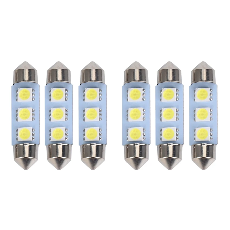

4X Bulb Shuttle Festival 3 LED 39MM CANBUS White