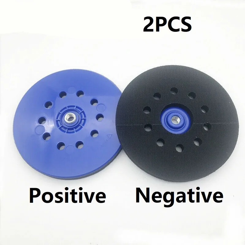 

9 Inch Sanding Disks 10Hole With14mm Thread Drywall Sander Sanding Pad 2 Pcs PP Dustless Sanding Disk Kit Sanding Discs