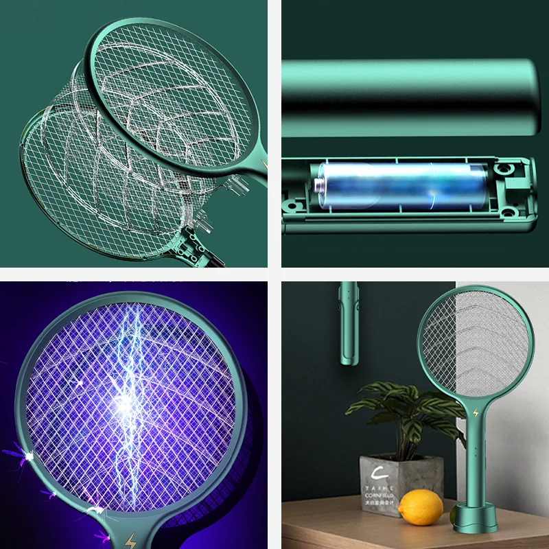 

Mosquito killer pest control mosquito killing lamp mosquito killing racket USB charging intelligent electric shock insect killer