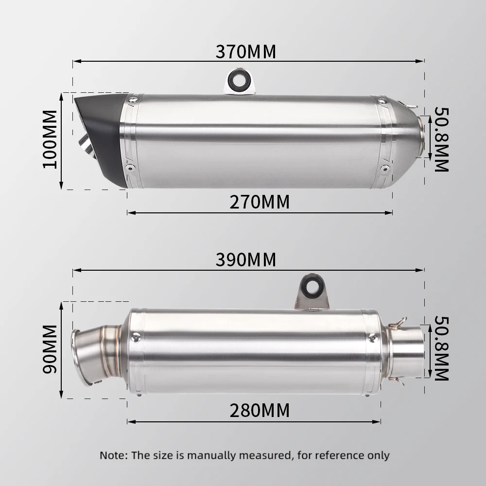 Фото Полная выхлопная система для мотоциклов Cross Super CUB110, CC110, CUB125, CUB CC110 2021-2024. Высокопроизводительная передняя труба и глушитель. №5