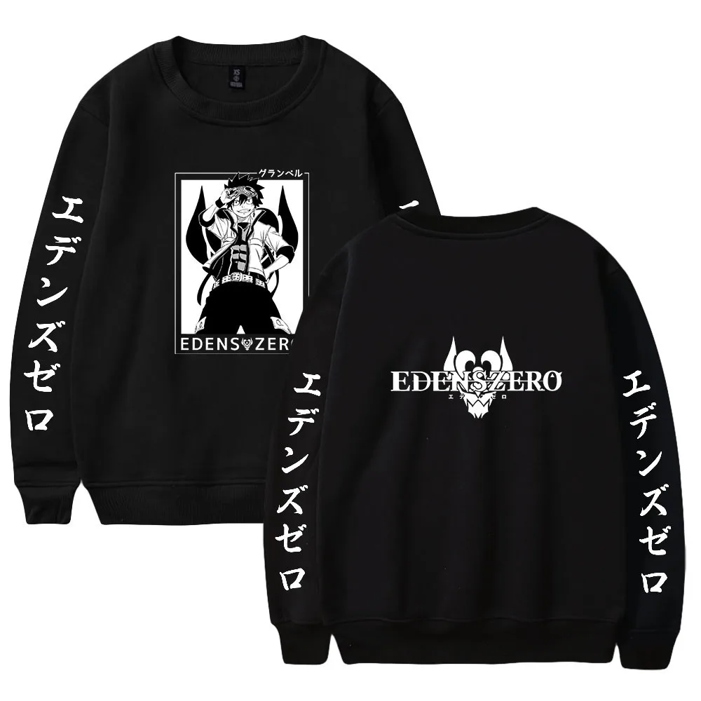 

Edens Zero Anime Sweatshirt Crewneck Long Sleeve Men Women's Outwear Harajuku Streetwear 90s Japanese Manga Youthful Clothes