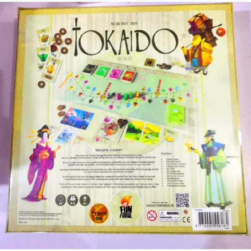 Фото Настольные игры Tokaido, шахматы и открытки, игрушки для семейвечерние на английском языке, бесплатная доставка №3