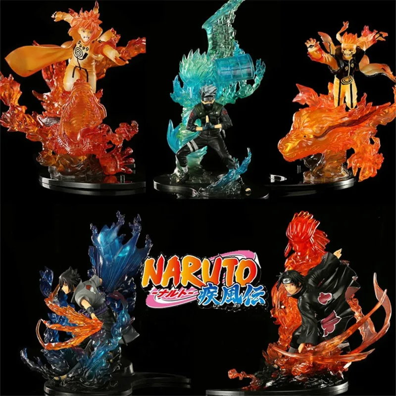 

Naruto Anime Action Figure Susanoo Shippuden Relation Minato Kakashi Uchiha Itachi Sasuke Manga Statue PVC Collectible Model Toy