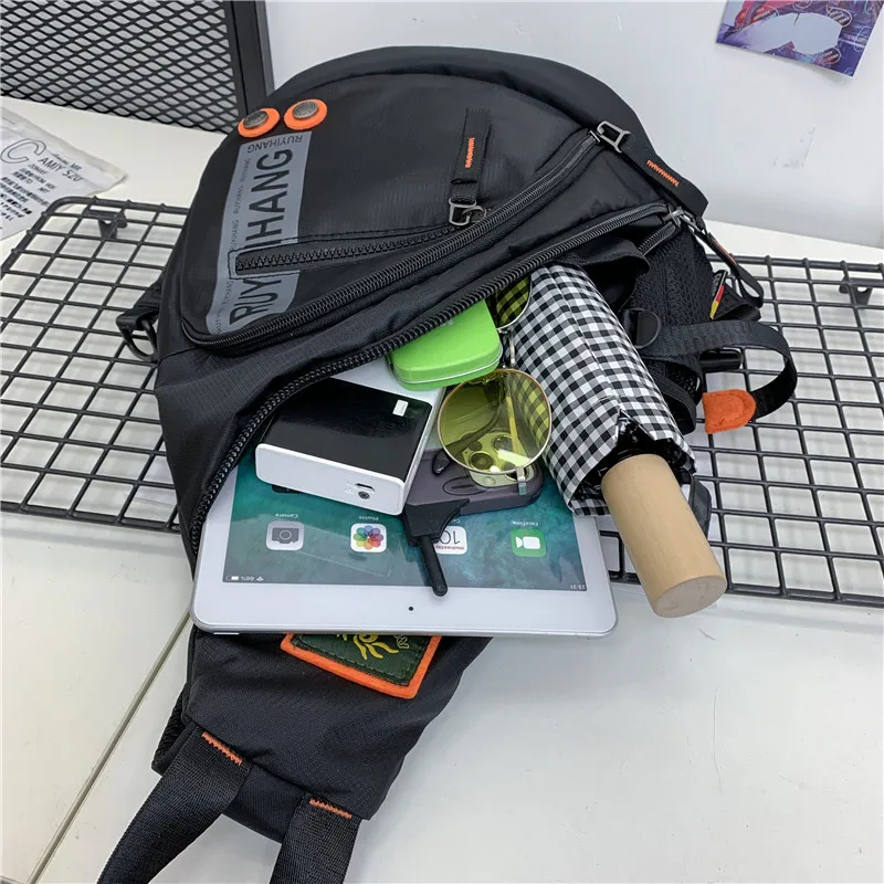 SPIDORMale Shoulder Bags Travel Crossbody Bags Men Military Chest Bag for School Trip Waterproof Nylon Messenger Bag Black Green