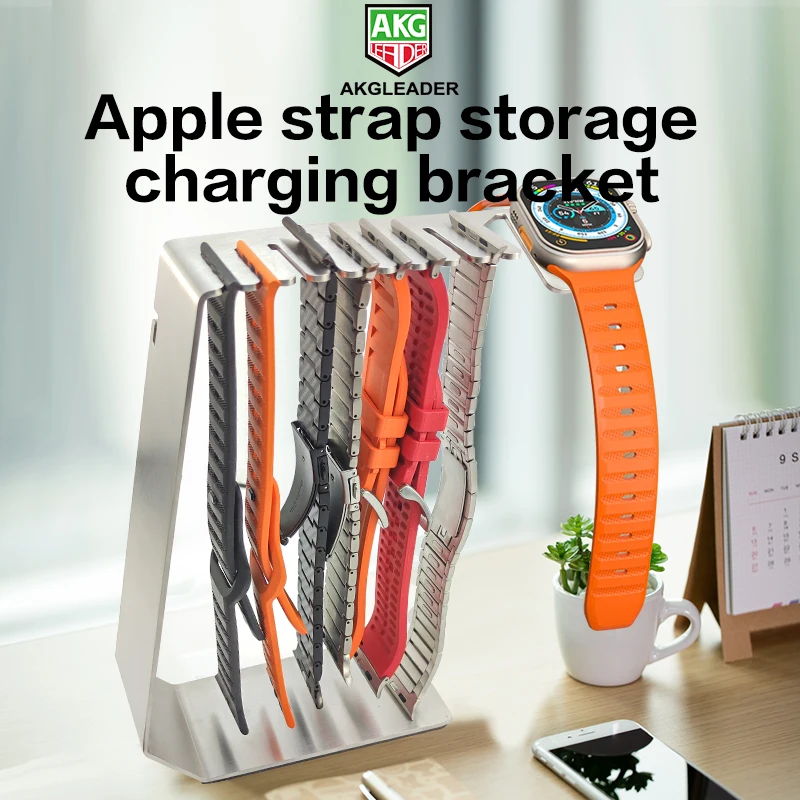 

Подставка для хранения часов AKGLEADER iwatch Band, зарядная подставка для Apple Watch 8 Ultra 49 мм iwatch 1 2 3 4 5 6 7 8 Series
