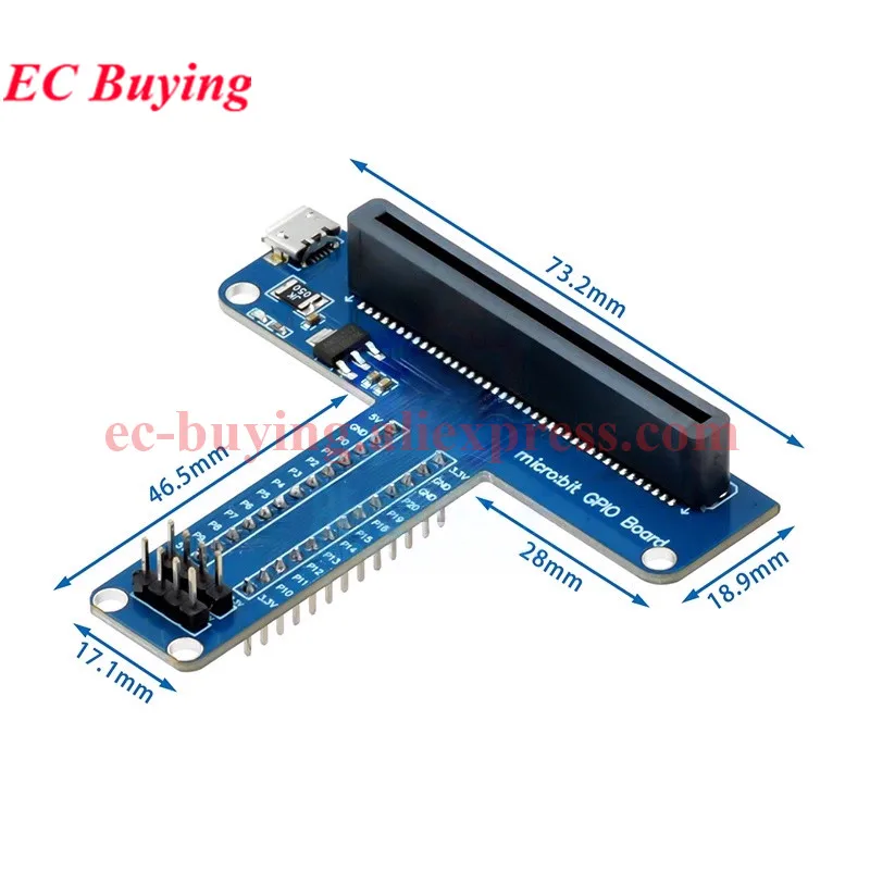 Фото T-тип GPIO Breakout Expansion Board Адаптер макетной платы микро-разъем для FC40 40-контактный плоский ленточный кабель Raspberry Pi 3 2 B & B+ Python №2