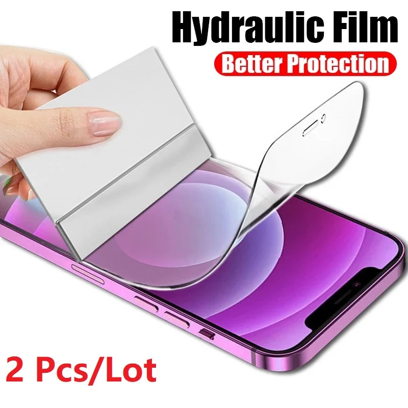 

Full Cover Hydrogel Film On the Screen Protector For iPhone 13 Pro Max Mini Screen Protector For iPhone 12 Mini Pro Max Film