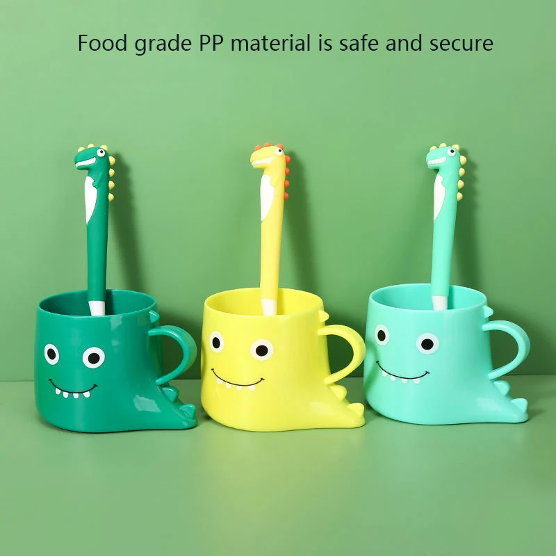 

1PC NEW Cute Cartoon Toothbrush Cup Bathroom Household Milk Water Cups Bath Creative Mouthwash Gargle Mug Children Brushing Mug