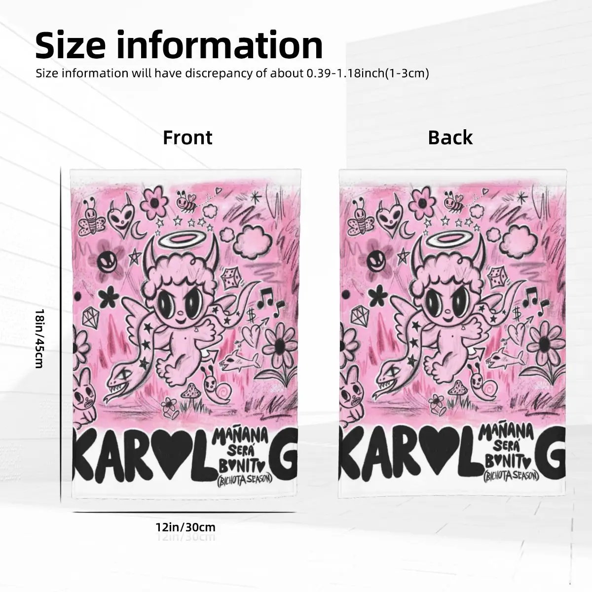 Под заказ всесезонный Садовый флаг Karol G Bichota 12x18 дюймов двусторонний наружный Reggae