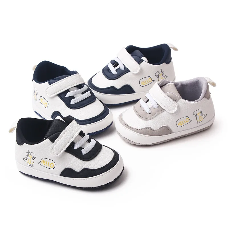 

Brand Infant Trainers Newborn Baby Items Boys Casual Shoes Toddler Moccasins Dinosaur Sneakers Tenis for 1 Year Learning Walking