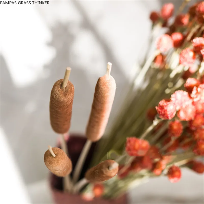 Камышовая палочка с 4 стеблями домашний художественный декор чистые натуральные