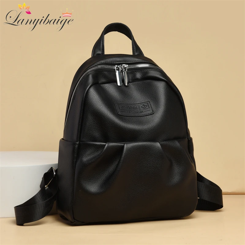 Женский рюкзак с защитой от кражи Модная студенческая сумка школьные